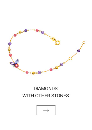 Diamonds with other gems